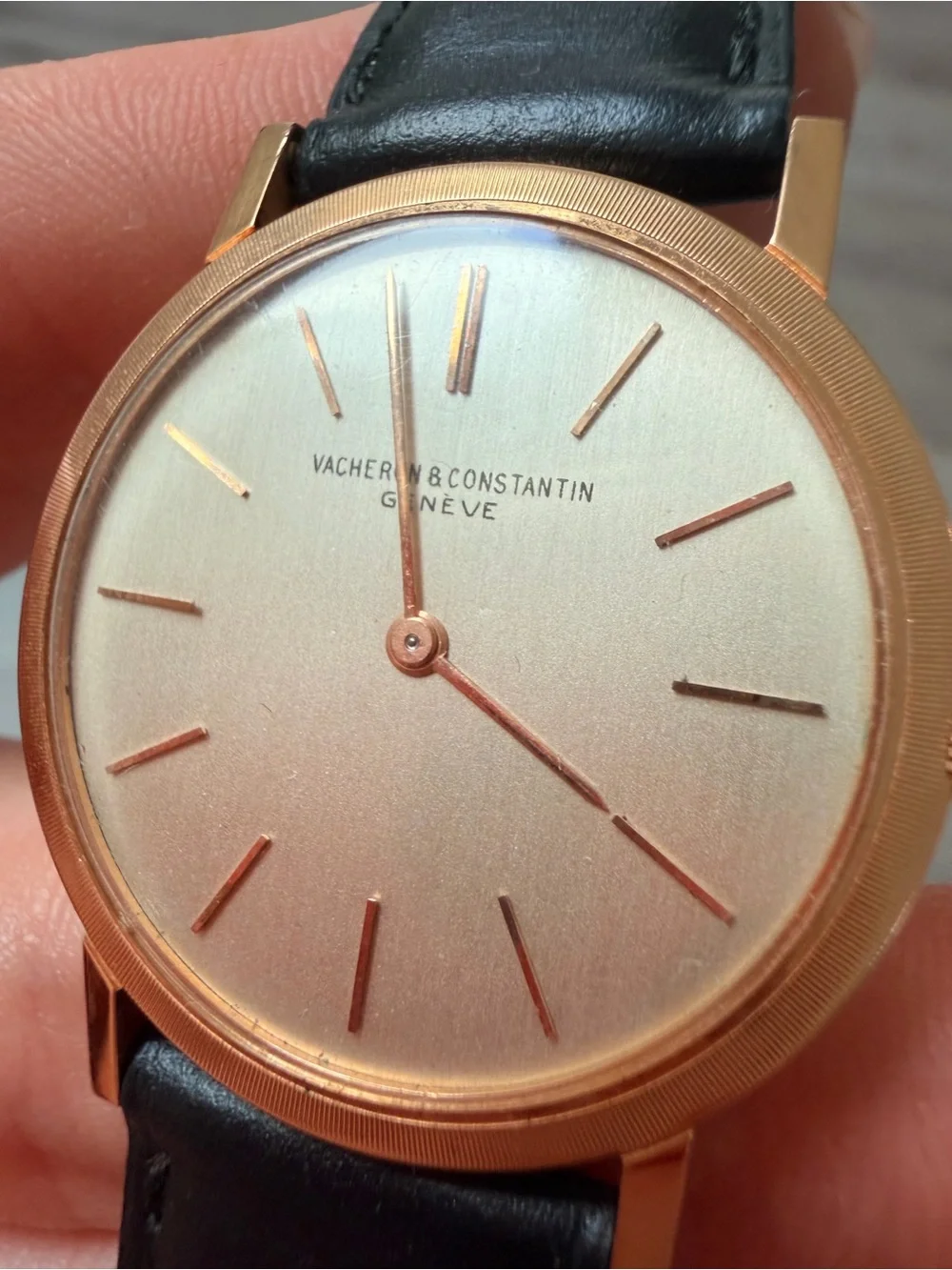 Vacheron Constantin Ultra Slim Watch Ref. 6351 18K Yellow Gold 1960s